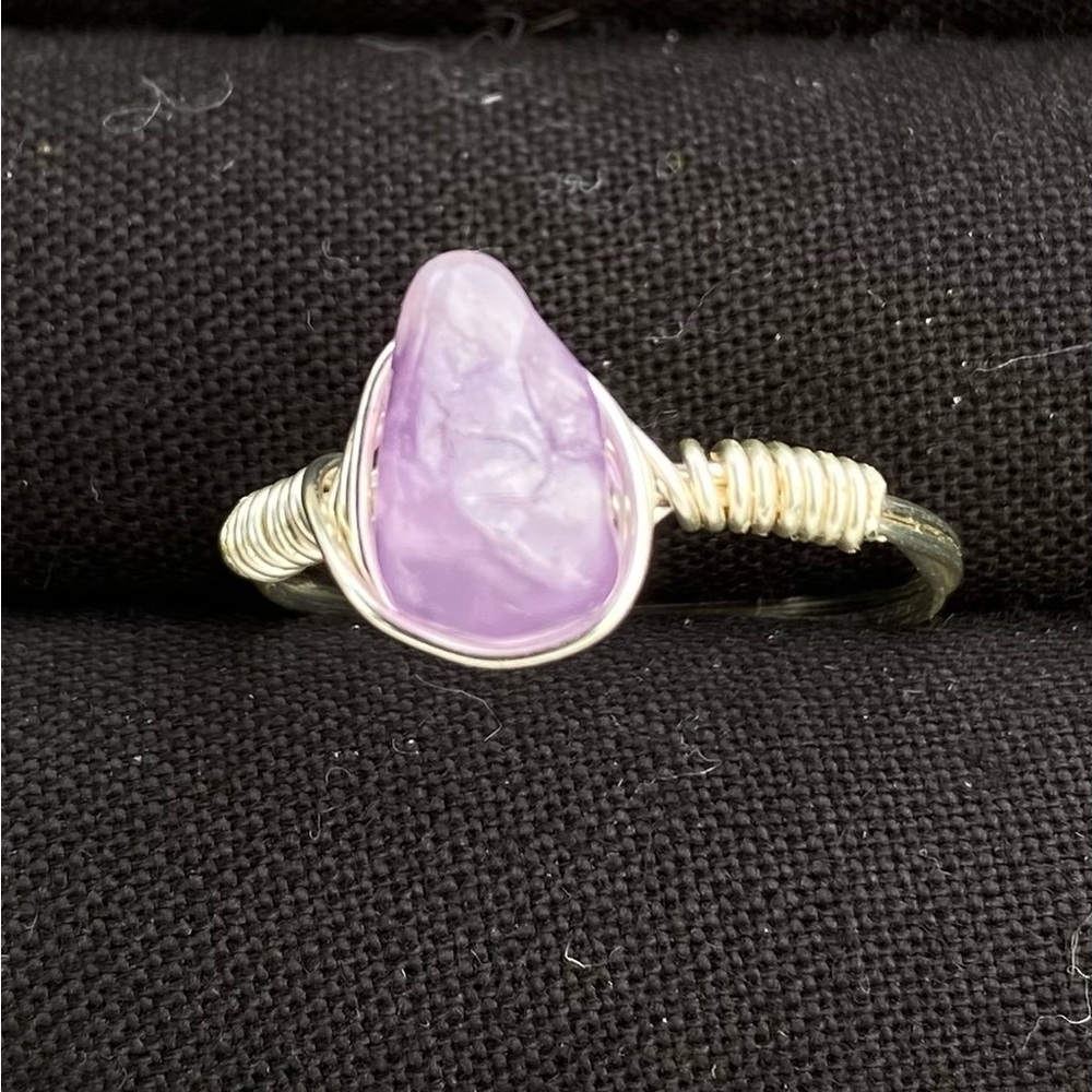 Crystal ring.